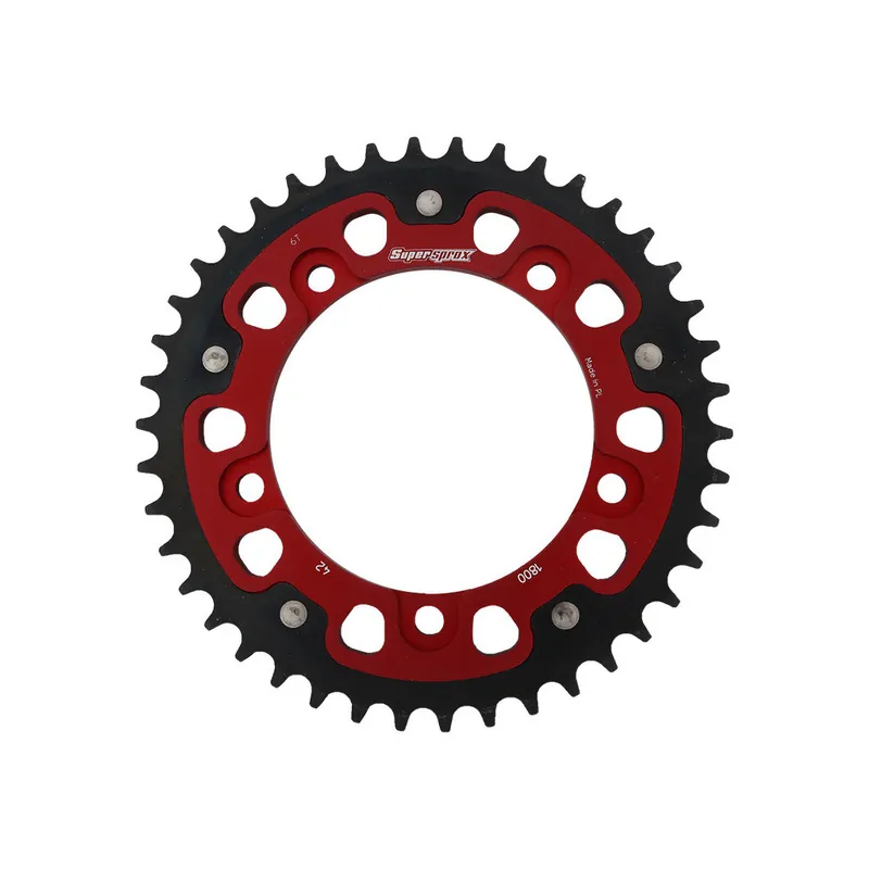 Řetězová rozeta SUPERSPROX STEALTH RST-1800:42-RED červená 42 zubů, 530 Sezónní Sleva