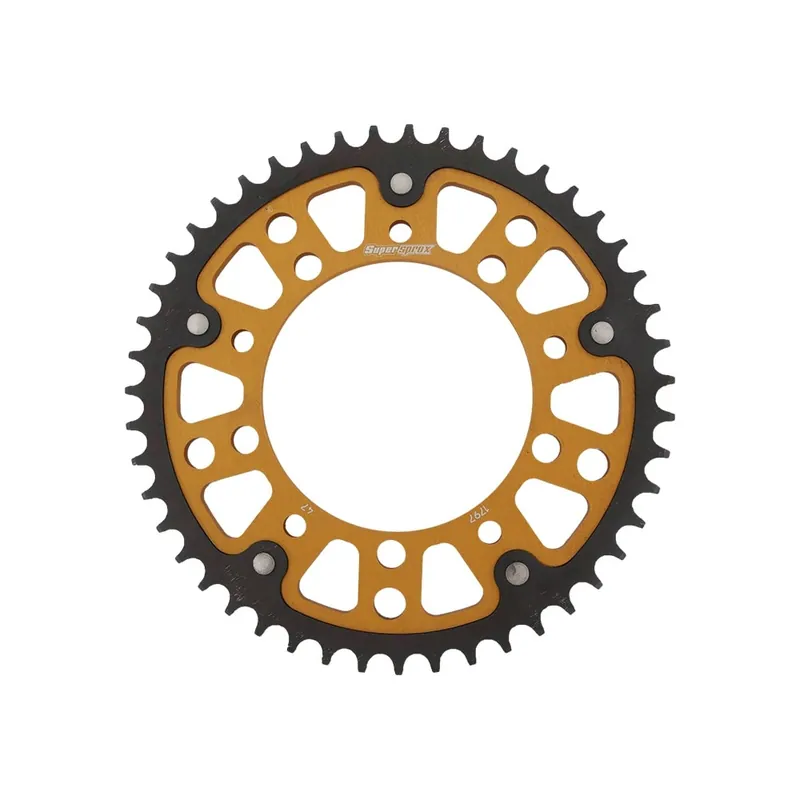 Sezónní Sleva Řetězová rozeta SUPERSPROX STEALTH RST-1797:47-GLD zlatá 47 zubů, 530