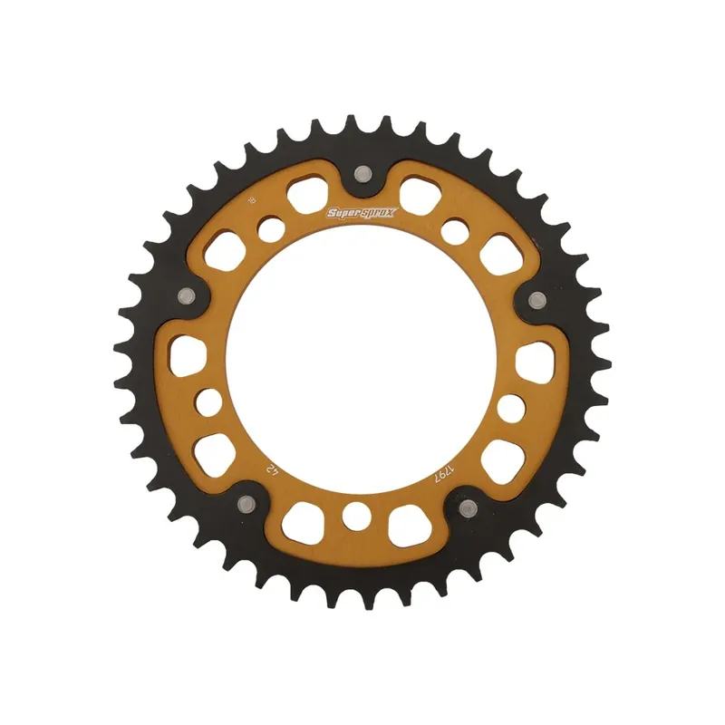 Akce Řetězová rozeta SUPERSPROX STEALTH RST-1797:42-GLD zlatá 42 zubů, 530