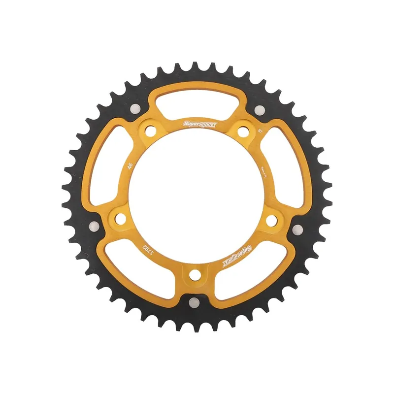 Řetězová rozeta SUPERSPROX STEALTH RST-1792:46-GLD zlatá 46 zubů, 525 Rychlé Dodání