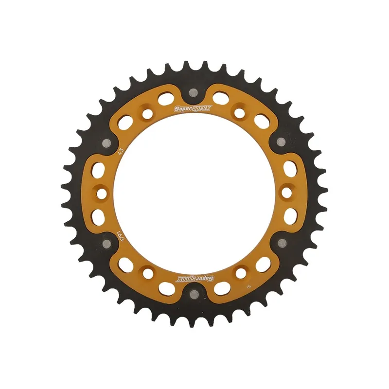 Řetězová rozeta SUPERSPROX STEALTH RST-1791:43-GLD zlatá 43 zubů, 525 Profesionální