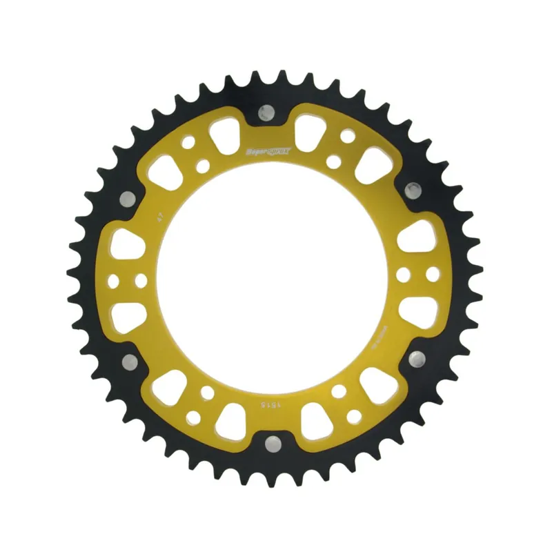 Značkový Řetězová rozeta SUPERSPROX STEALTH RST-1515:47-GLD zlatá 47 zubů, 520