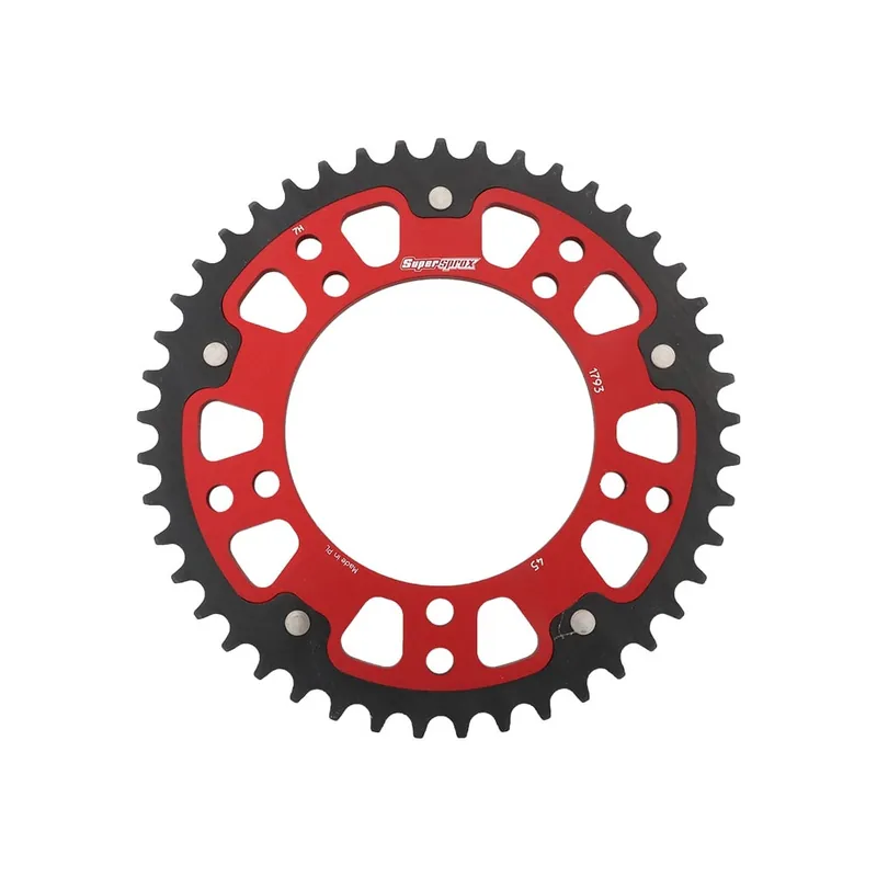 Řetězová rozeta SUPERSPROX STEALTH RST-1793:45-RED červená 45 zubů, 520 Doprava Zdarma
