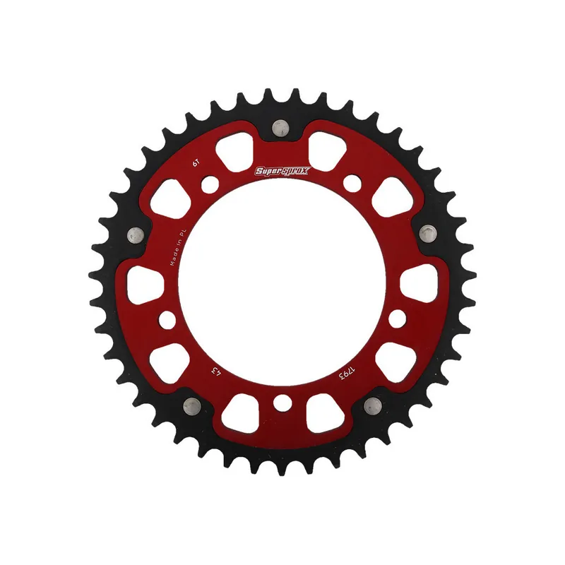 Tovární Cena Řetězová rozeta SUPERSPROX STEALTH RST-1793:43-RED červená 43 zubů, 520