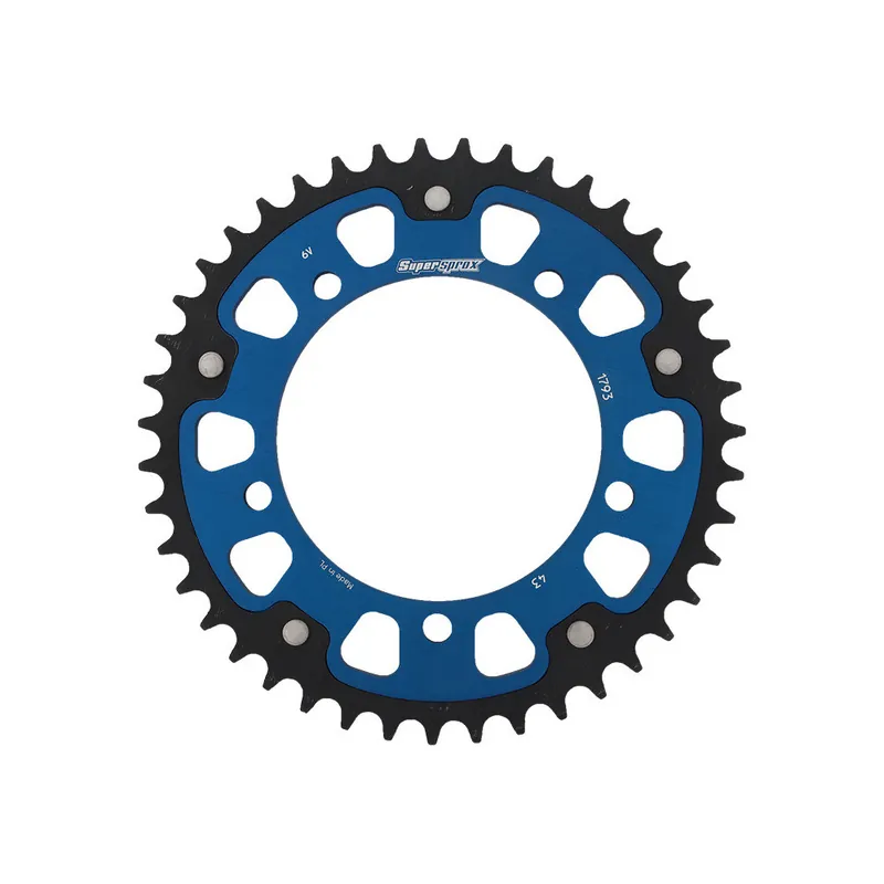 Řetězová rozeta SUPERSPROX STEALTH RST-1793:43-BLU modrá 43 zubů, 520 Časově Omezené