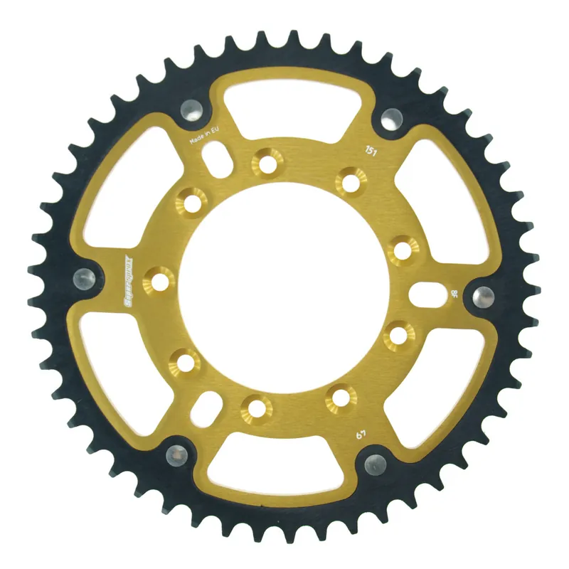 Řetězová rozeta SUPERSPROX STEALTH RST-151:49-GLD zlatá 49 zubů, 520 Luxusní