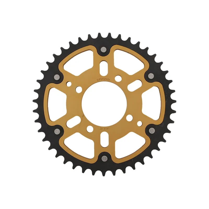 Řetězová rozeta SUPERSPROX STEALTH RST-1414:43-GLD zlatá 43 zubů, 520 Výprodej