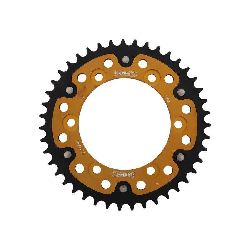 Řetězová rozeta SUPERSPROX STEALTH RST-1490:43-GLD zlatá 43 zubů, 520 Nejlepší Volba