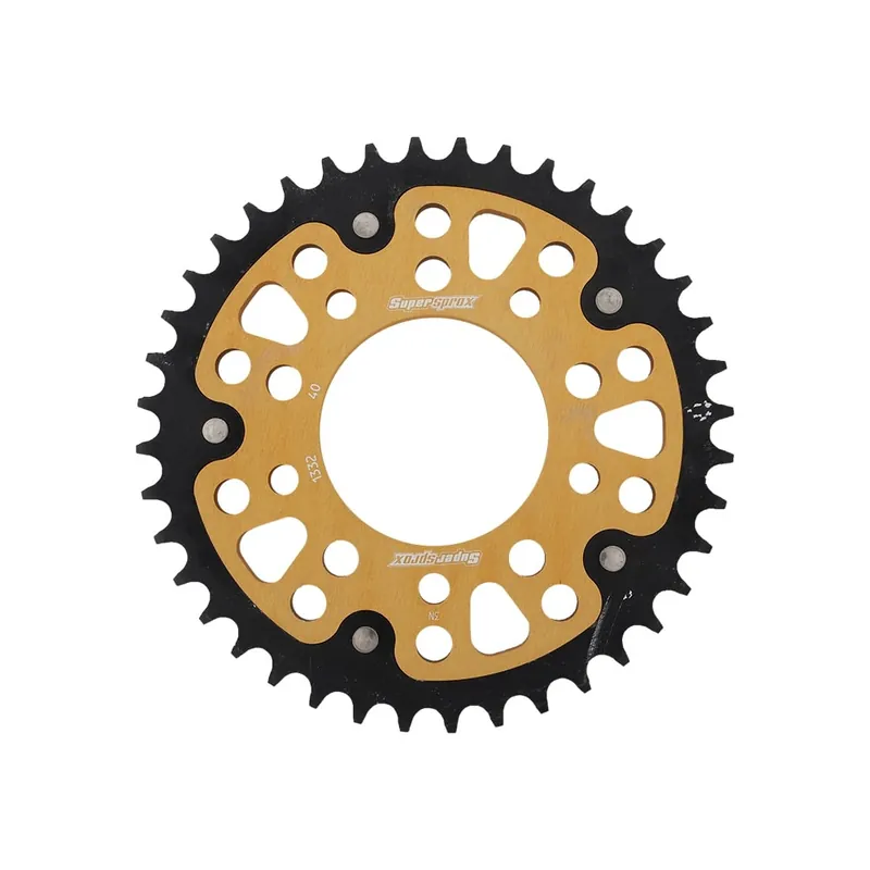 Řetězová rozeta SUPERSPROX STEALTH RST-1332:40-GLD zlatá 40 zubů, 525 Prémiový