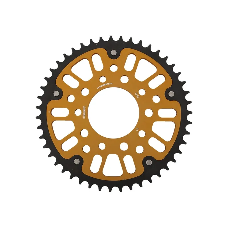 Řetězová rozeta SUPERSPROX STEALTH RST-1332:47-GLD zlatá 47 zubů, 525 Akční Nabídka