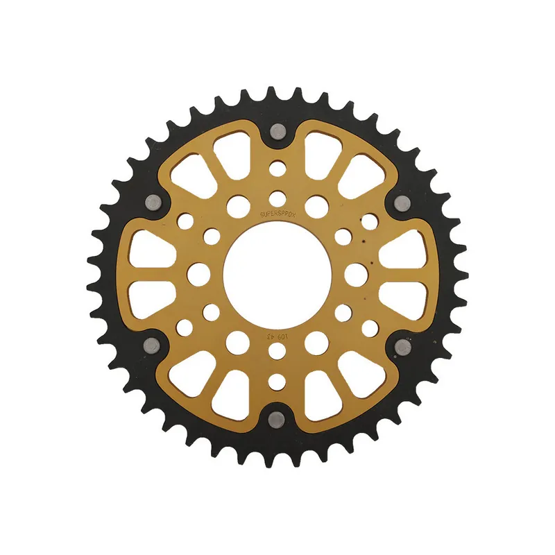 Řetězová rozeta SUPERSPROX STEALTH RST-109:43-GLD zlatá 43 zubů, 520 Tovární Cena