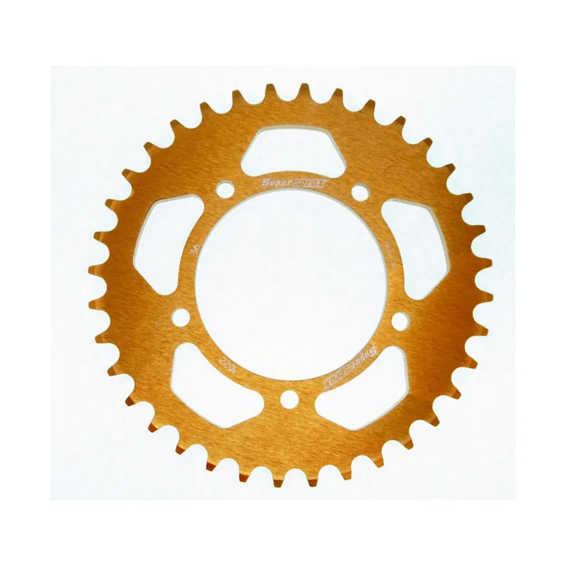 Novinka Hliníková řetězová rozeta SUPERSPROX RAL-1022:36-GLD zlatá