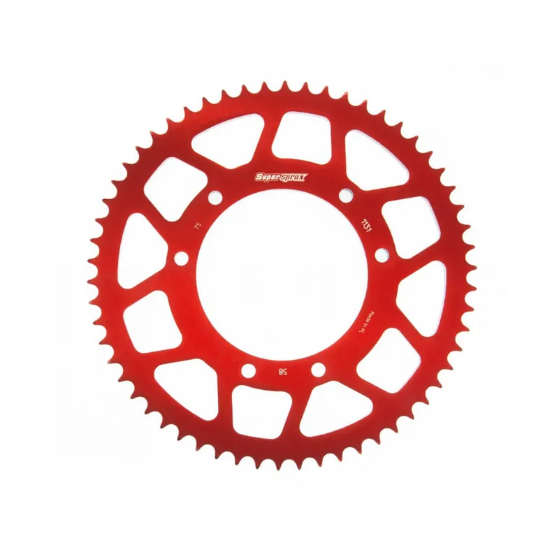 Odeslání Ihned Hliníková řetězová rozeta SUPERSPROX RAL-1131:58-RED červená