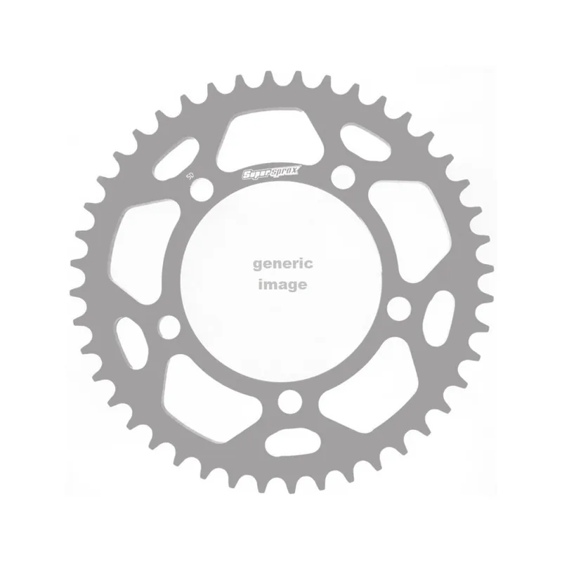 Nová Kolekce Hliníková řetězová rozeta SUPERSPROX RAL-1800:42-BLK černý 42 zubů, 530