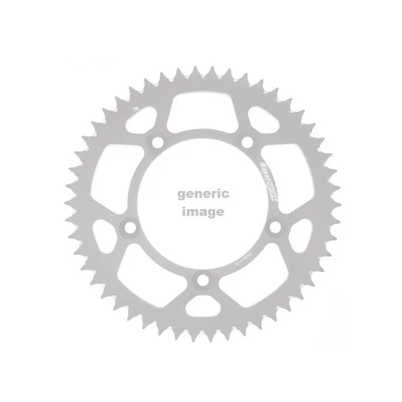 Profesionální Hliníková řetězová rozeta SUPERSPROX RAL-6611:42-BLK černý 42 zubů, 525