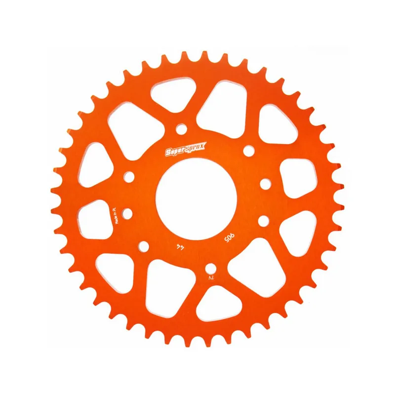 Hliníková řetězová rozeta SUPERSPROX RAL-905:44-ORG oranžová 44 zubů, 520 Top Prodej