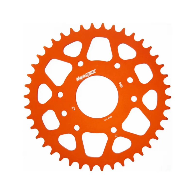 Hliníková řetězová rozeta SUPERSPROX RAL-905:42-ORG oranžová 42 zubů, 520 Nízká Cena