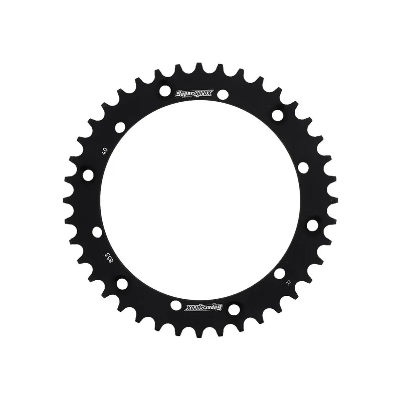 Nejprodávanější Hliníková řetězová rozeta SUPERSPROX RAL-853:40-BLK černý 40 zubů, 520