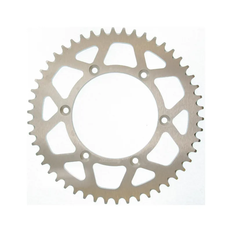 Hliníková řetězová rozeta SUPERSPROX RAL-808:50-SLV stříbrná 50 zubů, 520 Celosvětová Doprava