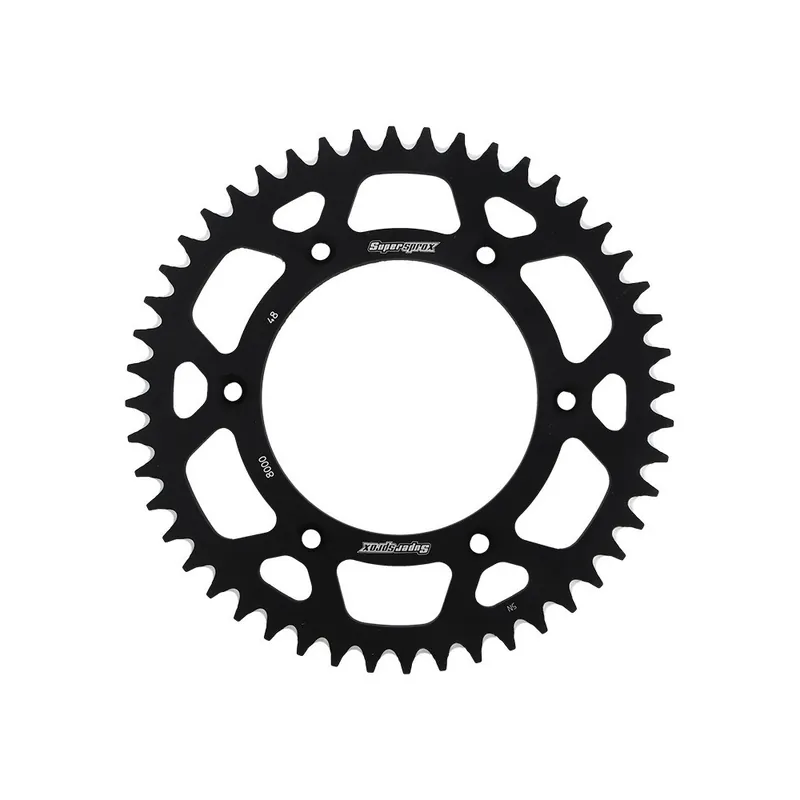 Sezónní Sleva Hliníková řetězová rozeta SUPERSPROX RAL-8000:48-BLK černý 48 zubů, 520