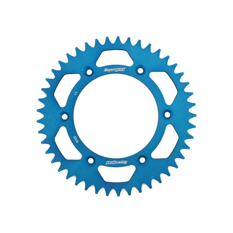 Top Prodej Hliníková řetězová rozeta SUPERSPROX RAL-8000:45-BLU modrá 45 zubů, 520