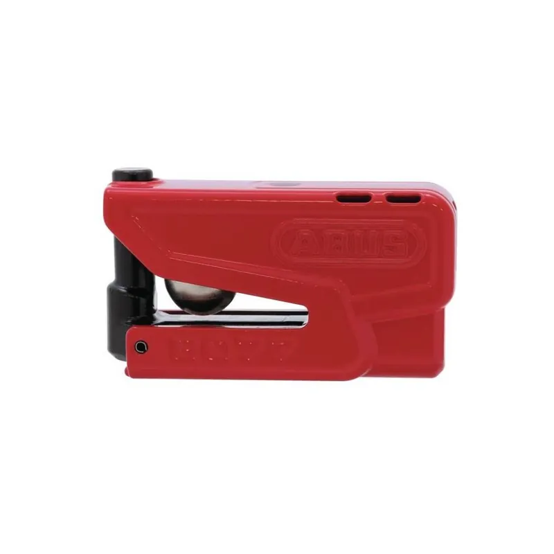 Zámek na kotoučovou brzdu s alarmem Granit Detecto XPlus 2.0 (průměr třmenu 13 mm), ABUS (červený) Ruční Výroba