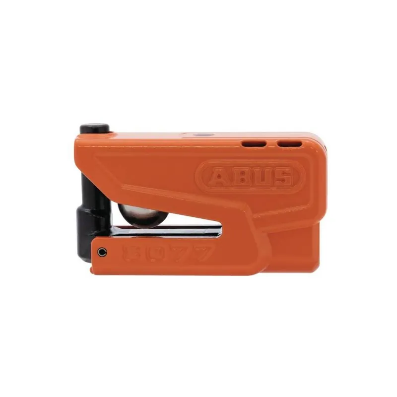 Zámek na kotoučovou brzdu s alarmem Granit Detecto XPlus 2.0 (průměr třmenu 13 mm), ABUS (oranžový) Aktuální