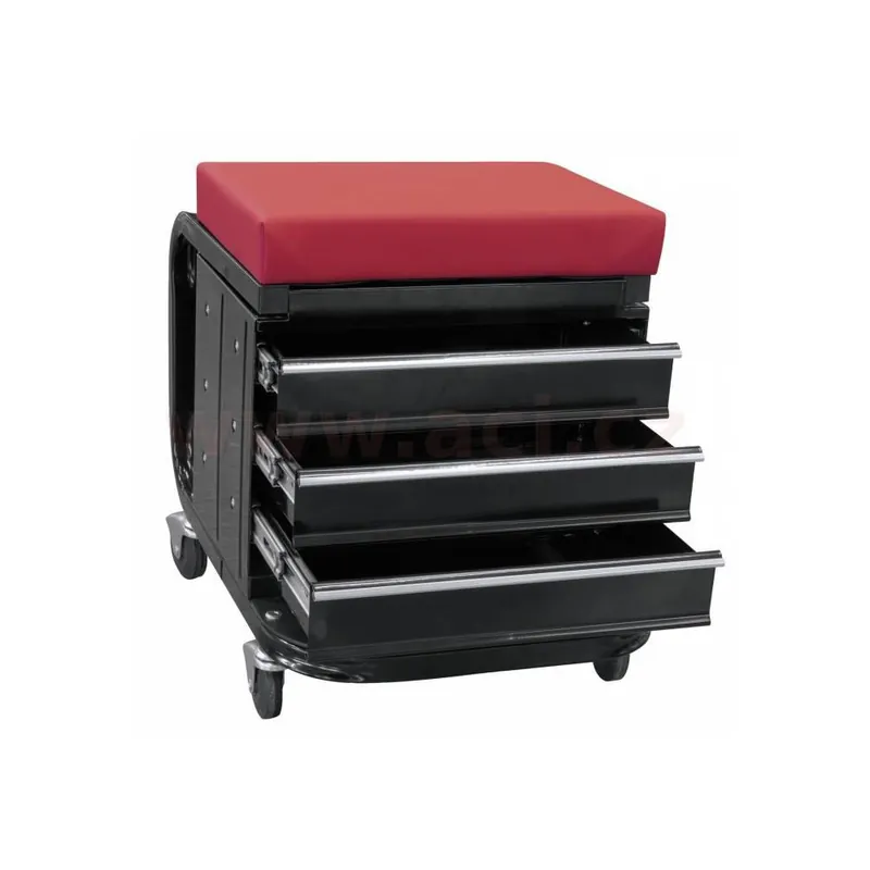 Garance Vrácení Peněz úložný box - sedátko na kolečkách, 3 zásuvky