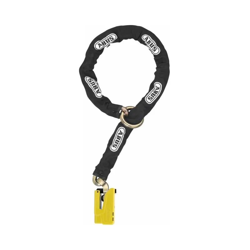 řetěz + zámek na kotoučovou brzdu s alarmem Granit Detecto XPlus 2.0 (délka 120 cm, tloušťka 12 mm, třmen 13 mm), ABUS Jen Po Omezenou Doba
