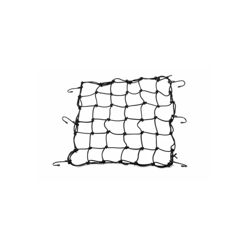 Aktuální Pružná zavazadlová síť s kovovými háčky, Daytona (40 x 40 cm, černá)