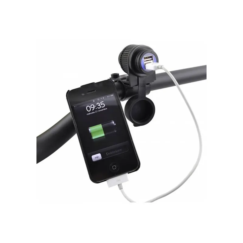 Záruka V Ceně Dvojitá USB zásuvka s uchycením na řídítka