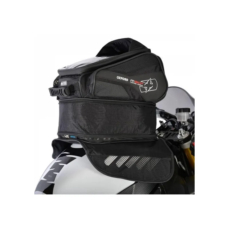 Nejprodávanější Tankbag na motocykl M30R, OXFORD (černý, s magnetickou základnou, objem 30 l)