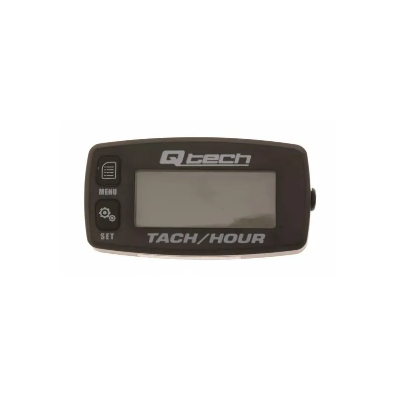 Levný Multifunkční měřič otáček motoru a motohodin, Q-TECH (černý, podsvícený displej)
