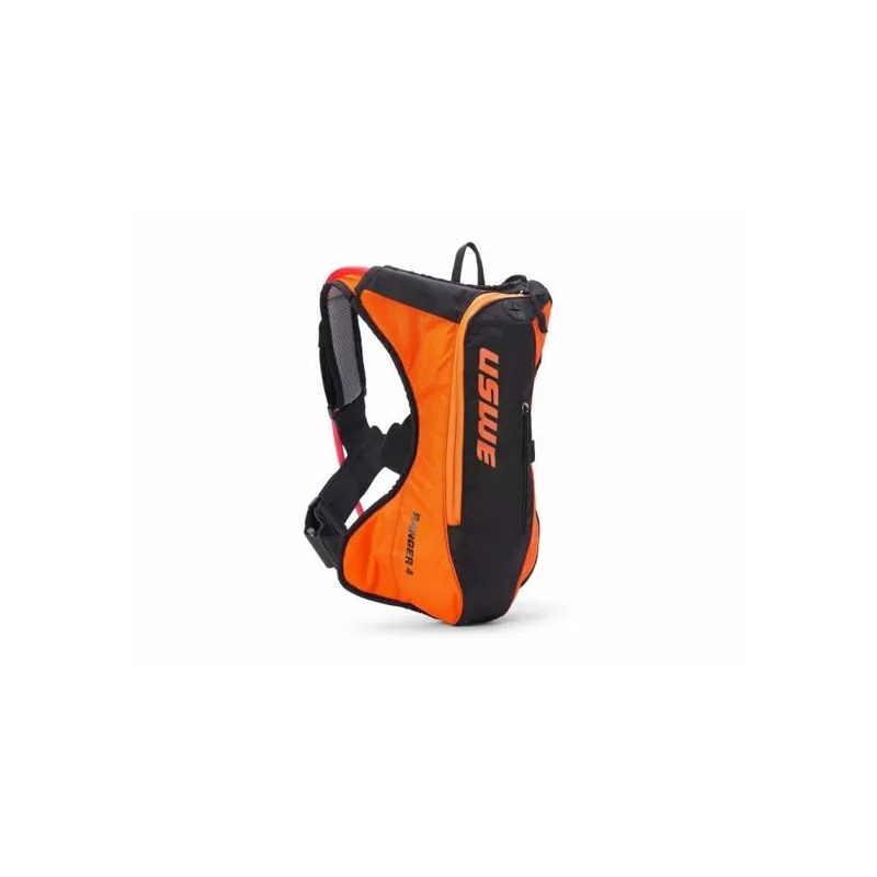 Batoh ENDURO RANGER 4, USWE - Švédsko (oranžová/černá, objem 4 l, hydrobag 3 l) Rychlé Dodání