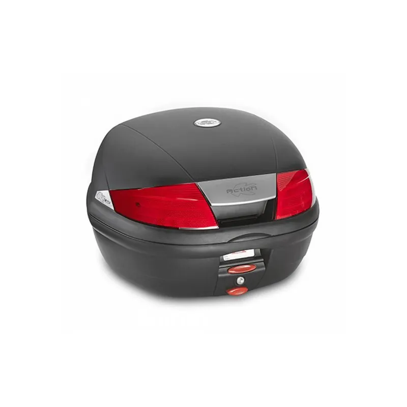 K35N MONOLOCK topcase, KAPPA (35L, černý nelakovaný + červená odrazka) Moderní