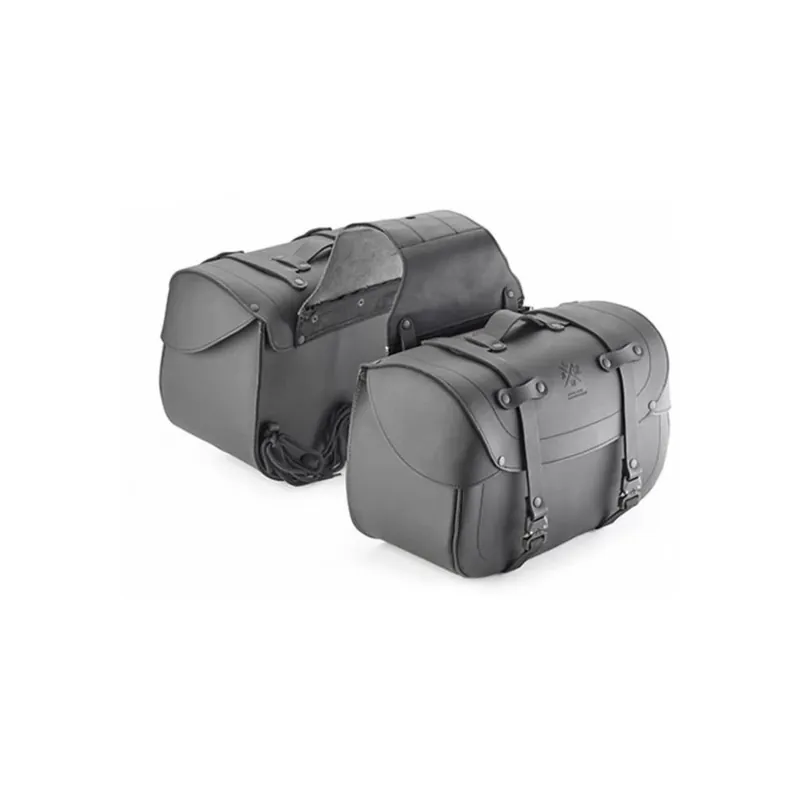 Odeslání Ihned Boční kožené brašny Café Racer, KAPPA (100% buvolí kůže, objem 28 L)