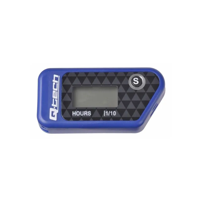 Přímo Od Výrobce Měřič motohodin bezdrátový s nulovatelným počítadlem, Q-TECH (modrý)