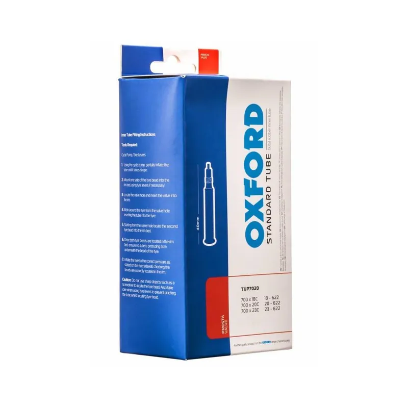 Cyklo duše 700 x 18/23C, galuskový ventilek, OXFORD Akce