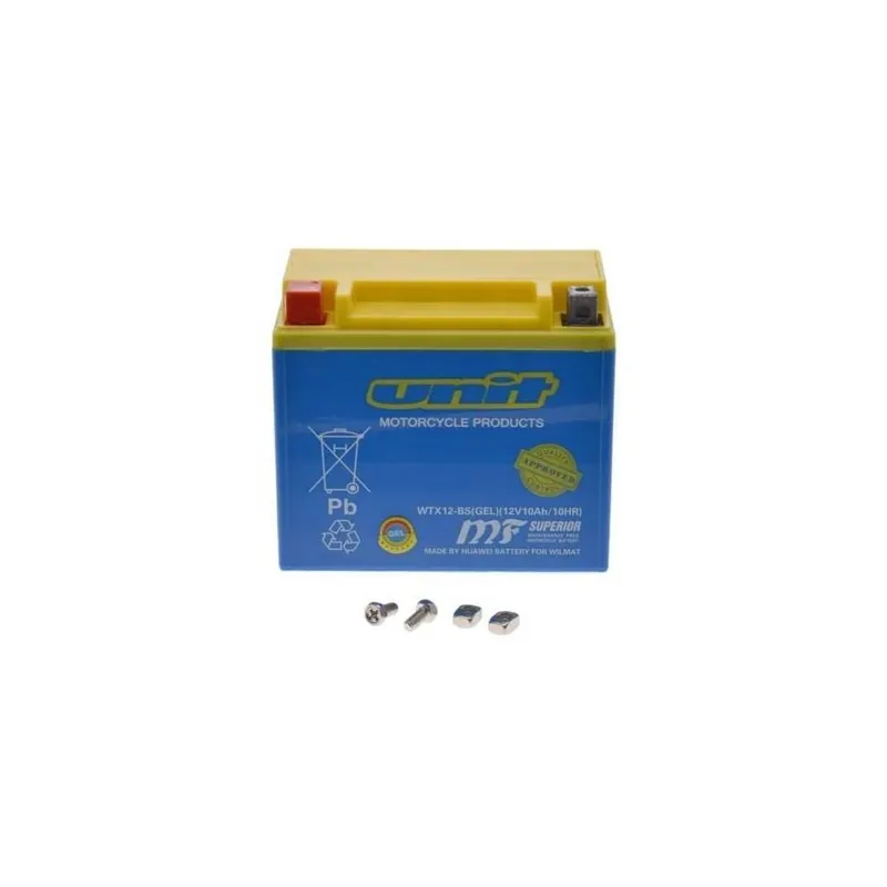 Přímo Od Výrobce Baterie WTX12-BS (YTX12-BS) 12V10Ah WM Moto
