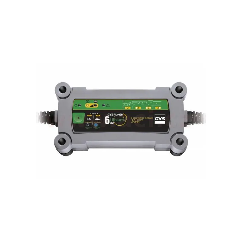 Limitovaná Edice Nabíječka GYSFLASH 6.12 LITHIUM 6A, 12 V, 1-125 Ah, 4/6 A