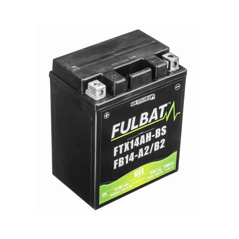 Odeslání Ihned Baterie 12V, YB14-A2 GEL (12N14-4A) 14Ah, 175A, bezúdržbová GEL technologie 135x90x167 FULBAT (aktivovaná ve výrobě)
