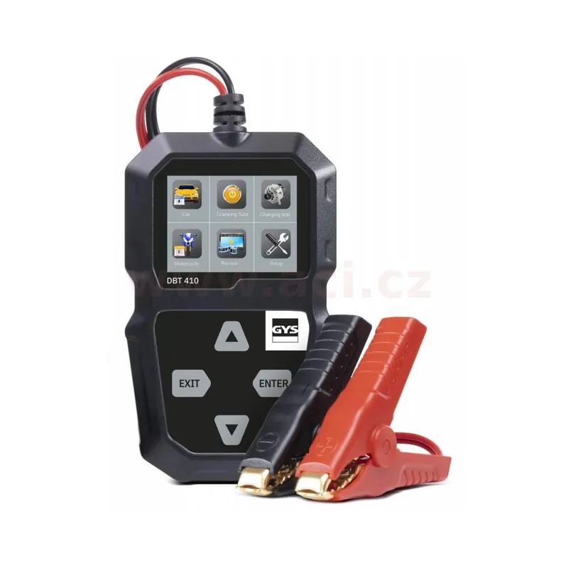 Akce Tester baterií s v, napětí, proud, dobíjení, 12 V, 7 - 240 Ah,  DBT 410 - START/STOP
