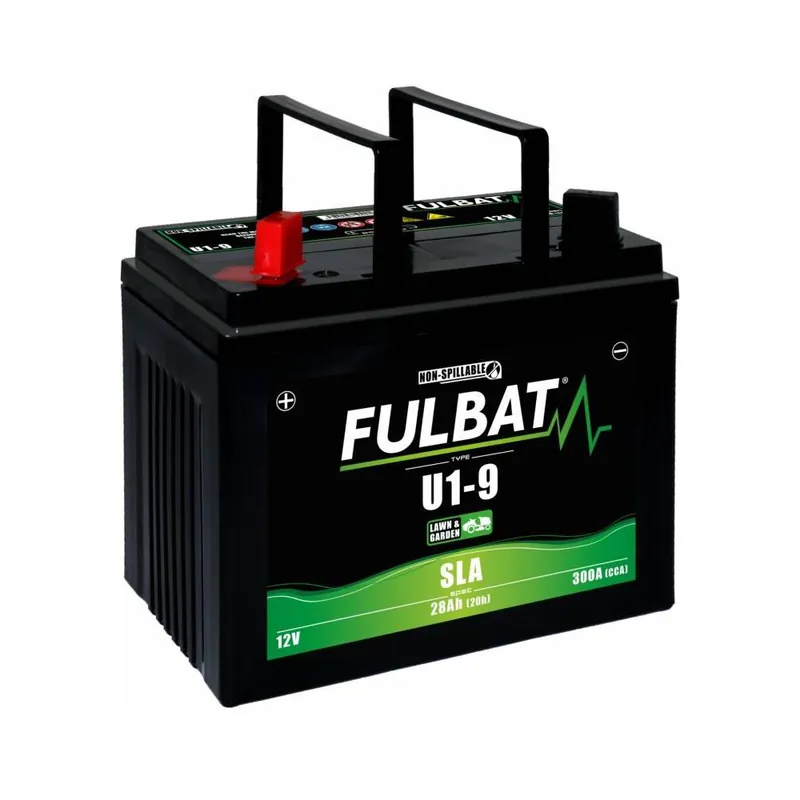 Baterie 12V, U1-9 SLA, 28Ah, 300A, levá, bezúdržbová MF AGM, 195x125x176, FULBAT (aktivovaná ve výrobě) Expresní Doručení