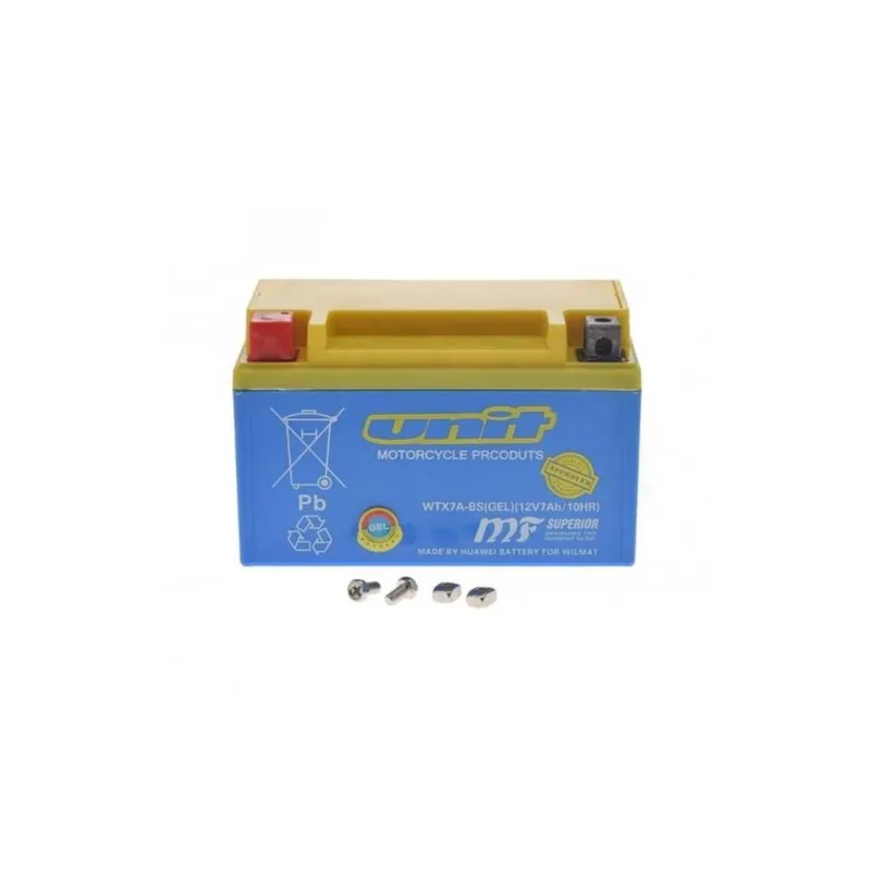 Doprava Zdarma Baterie gelová 12V, YTX7A-BS, 7Ah, WM Moto 150x87x94