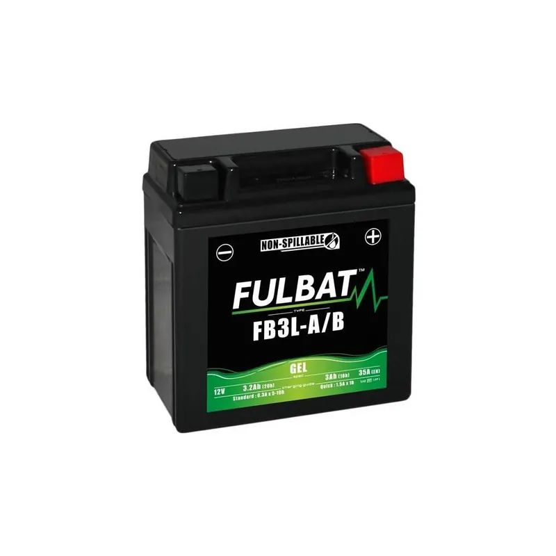 Baterie 12V, YB3L-A/B GEL, 12V, 3Ah, 35A, bezúdržbová GEL technologie 98x56x110 FULBAT (aktivovaná ve výrobě) Poslední Šance