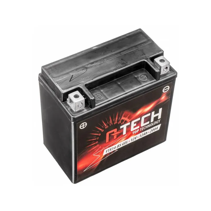 Baterie 12V, YTX14-BS GEL, 12Ah, 200A, bezúdržbová GEL technologie 150x87x145, A-TECH (aktivovaná ve výrobě) Poslední Šance
