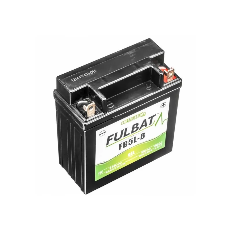 Doprava Zdarma Baterie 12V, YB5L-B GEL, 12V, 5Ah, 65A, bezúdržbová GEL technologie 120x60x130 FULBAT (aktivovaná ve výrobě)