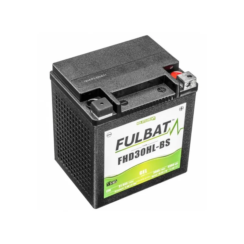 Baterie 12V, YTX32HL-BS GEL  (Harley.D), 32Ah, 445A, bezúdržbová GEL technologie 165x130x175 FULBAT (aktivovaná ve výrobě) Akční Nabídka