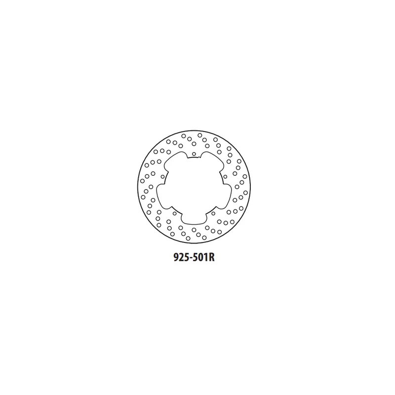 Nová Kolekce Brzdový kotouč GOLDFREN 925-501R zadní 240 mm