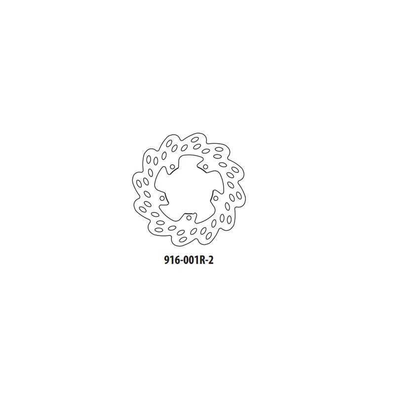 Originální Brzdový kotouč GOLDFREN 916-001R-2 zadní 175 mm